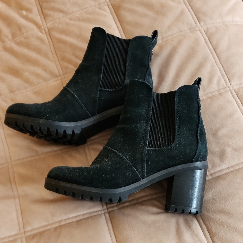 UGG Black Heeled Boots